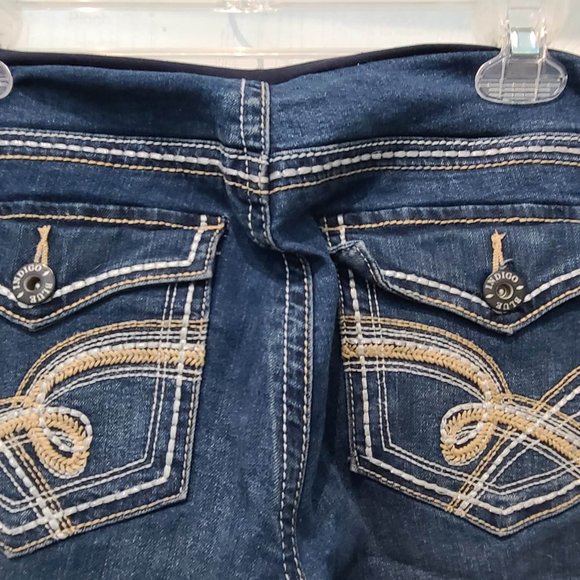 Indigo Blue Maternity Jeans - Picture 3 of 4